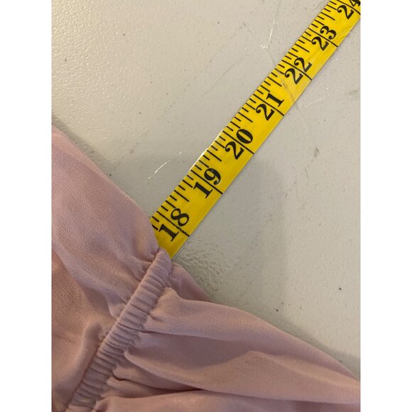 Shein Curve Womens Off-Shoulder Pleated Pink Dress 3XL - Picture 9 of 11